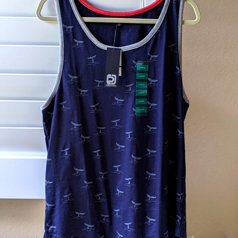 💙 NWT DISTORTION CLOTHING TANK TOP SLEEVELESS MUSCLE SHIRT